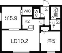 GARE豊平の間取り画像