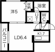 レイディアント平岸の間取り画像