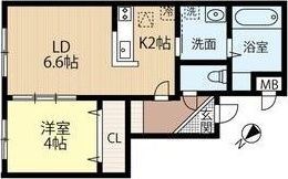 FUTABA SQUARE琴似の間取り画像
