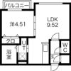 プレジング発寒の間取り画像