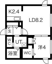 プルミエールメゾン琴似の間取り画像