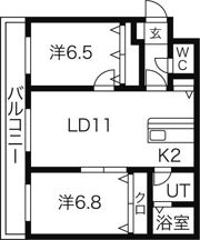 ヴィラージュ811の間取り画像