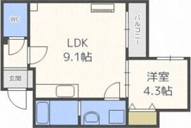 ぴりか北大前の間取り画像