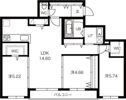 aoakua円山N4の間取り画像
