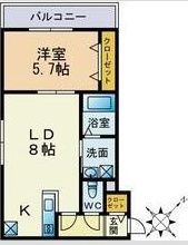 アクアトピア福住の間取り画像