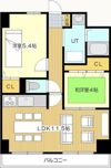 アクロビュー北大前の間取り画像