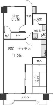 朝日プラザ偕楽園の間取り画像