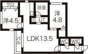 プレオン・ウエスト・ロカの間取り画像
