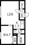 ベルエットS17の間取り画像