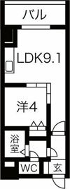 コートロティS15の間取り画像