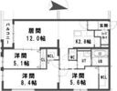 カレラ山鼻2ndの間取り画像