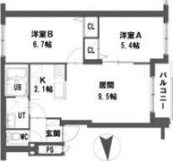グランメール214IIIの間取り画像