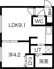 Wynn白石（ウィン白石）の間取り画像
