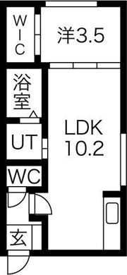 リプルS9W8の間取り画像
