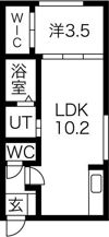 リプルS9W8の間取り画像
