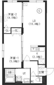 エクセレントハウス菊水の間取り画像