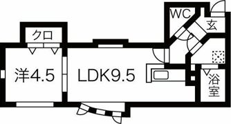 カーム澄川の間取り画像