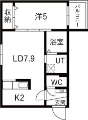 ルフェリ南郷の間取り画像