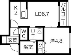 オルフィークの間取り画像