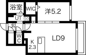 べラージオ北22条の間取り画像