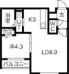 tt（tasonoa two）の間取り画像
