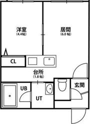 ポラリス平岸の間取り画像