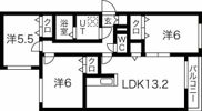 RIVIER発寒の間取り画像