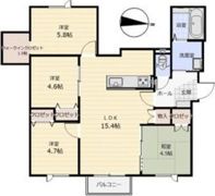 タウンハウス山鼻の間取り画像