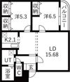 Vest Life 21の間取り画像