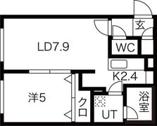Qualia栄通（クオリア栄通）の間取り画像