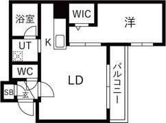 癒禅17Iの間取り画像