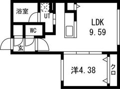 FLAN麻生の間取り画像