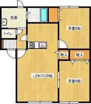 セジュール西町の間取り画像