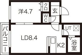 エトワール（南区）の間取り画像