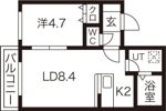 エトワール（南区）の間取り画像