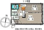 Elle Cube学園前（エルキューブ学園前）の間取り画像