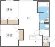 ラピスブラオN27の間取り画像
