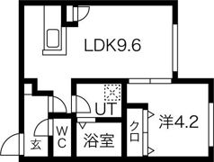 Oazo菊水（オアーゾキクスイ）の間取り画像