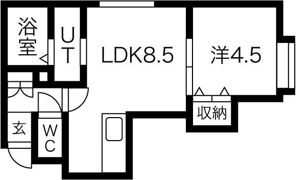 アクア18の間取り画像
