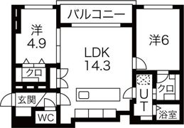 GALUSIAの間取り画像
