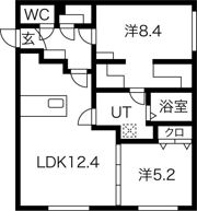 Rests on 琴似の間取り画像