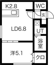 Viride Pax（ウィリデ パックス）の間取り画像