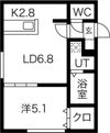 Viride Pax（ウィリデ パックス）の間取り画像