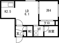Campanella平岸（カンパネラ平岸）の間取り画像