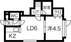 フルール旭の間取り画像