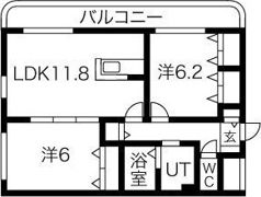 アレックス美園の間取り画像