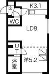 リベルタ福住の間取り画像