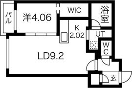 CITY RESIDENCE栄通（シティレジデンス栄通）の間取り画像