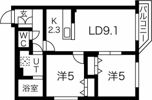 クラリス菊水IIの間取り画像