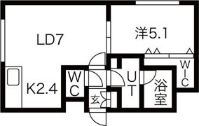 ecoa北7条の間取り画像